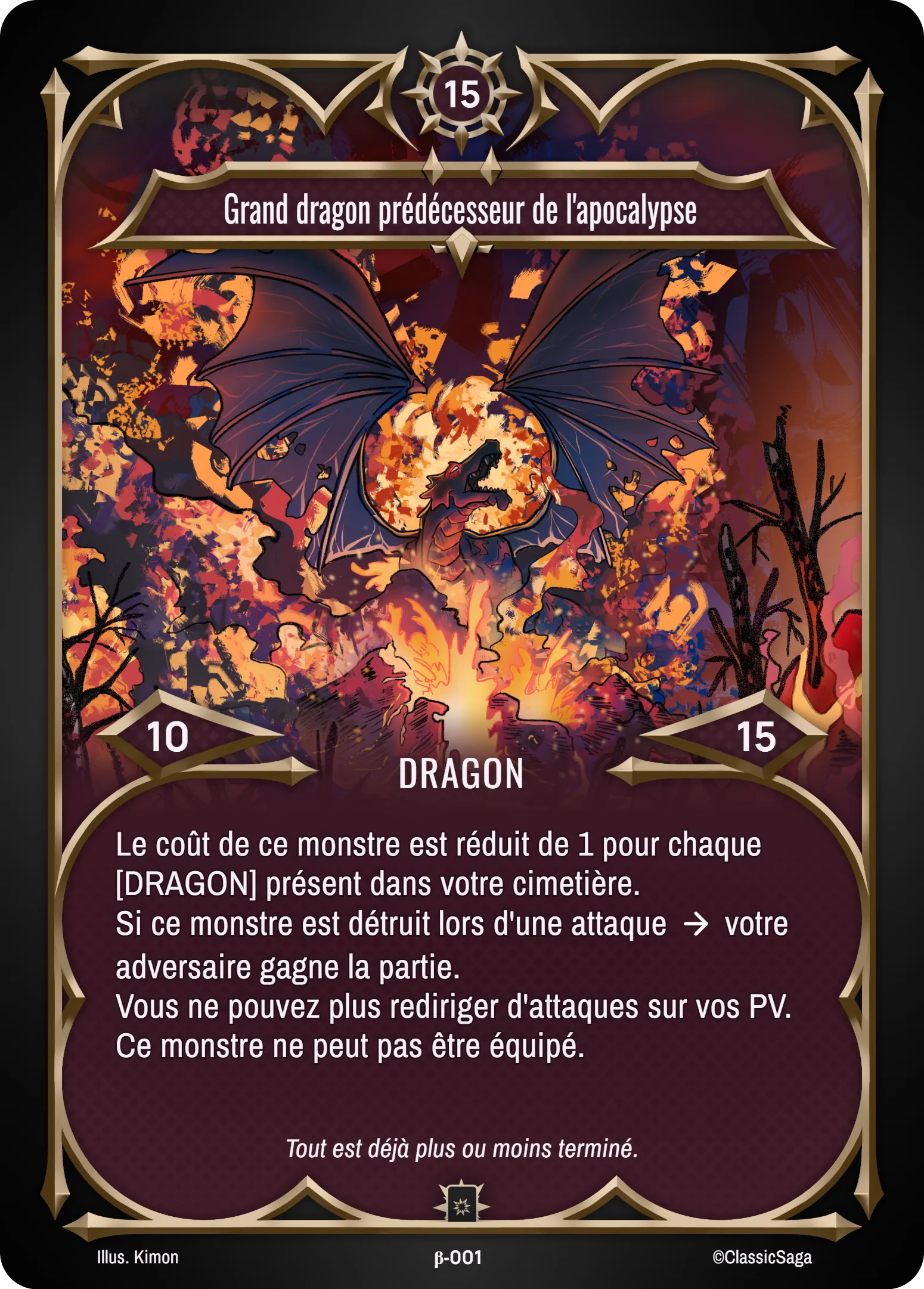 Grand dragon prédécesseur de l'apocalypse